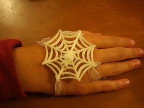 spider hand corsage forehead tiara costume costumechallenge costumes haloween 3d print model - Mito3D