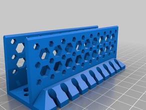 desk 10 cable catcher office customized 3d print model - Mito3D