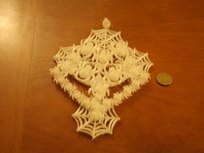 spiderwebs pendant costume costumechallenge costumes halloween 3d print model - Mito3D