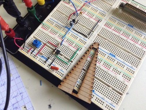 lasercut resistor breadboard folder 20 tool holders boxes electronics folding 3d print model - Mito3D