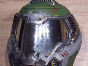 doom armadura pretor traje de casco el bethesda doomguy infierno id software praetorsuit video juego 3d print model - Mito3D