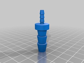 my customized hose barb adapter manifold outdoor garden 3d print model - Mito3D