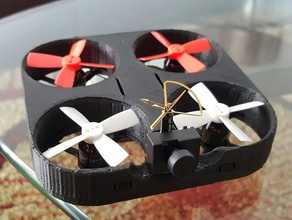 moka pequena 80mm quadcopter rc veículos drone fpv racer corrida micro mokaframe pequeno grito 3d print model - Mito3D
