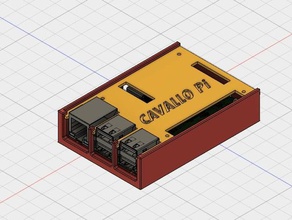 raspberry pi 3 custodia scorrevole l'elettronica lampone caso raspi 3d print model - Mito3D