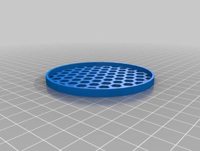 mi personalizados ronda patrón hexagonal diy 3d print model - Mito3D