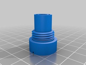 my customized hose tank water but container connector outdoor garden 3d print model - Mito3D
