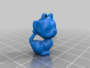 kitten hoop jewelry 3d print model - Mito3D