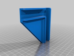 particle board shelf corner bracket supports walmart household angle brace corners piece right woodworking 3d print model - Mito3D