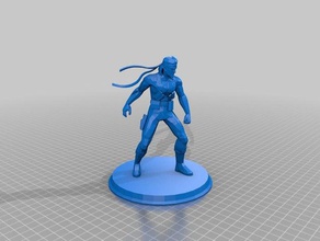 mgs solidsnake adjusted games metalgearsolid 3d print model - Mito3D