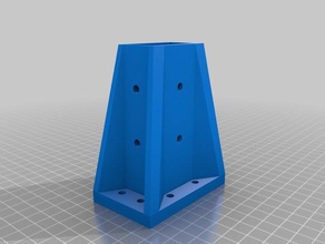 mon paramétrique personnalisé de fixation jambe table -openscad bricolage 3d print model - Mito3D