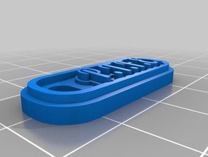 ptfe Schlüsselanhänger angepasst 3d print model - Mito3D