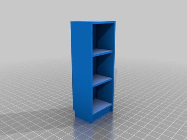 ikea billy modello 110 4x28x106 mobili mobilia di 3D print model - Mito3D