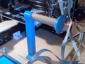 spoolholder 20mm Holz-Stäbe 3d Drucker - Zubehör erstellt von freecad filament spool holder 3d print model - Mito3D