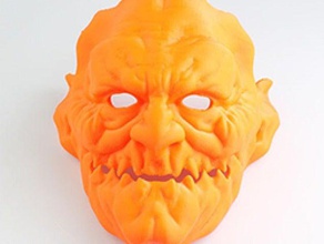 máscara de demonio costumechallenge 3d print model - Mito3D