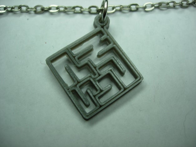 maze runner charm jewelry charms fandoms 3D print model - Mito3D