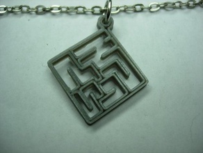 maze runner charm jewelry charms fandoms 3d print model - Mito3D