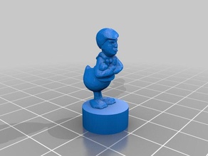robber duck trump toy game accessories 3d print model - Mito3D
