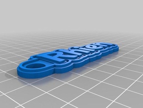 rhien Anahtarlık özelleştirilmiş 3d print model - Mito3D