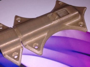 puerta corredera perno v2 diy la captura a mano pestillo de seguridad útil 3d print model - Mito3D
