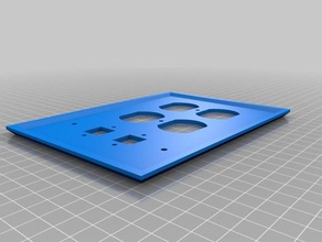 my customized wally wall plate 2x120v junior-jumbo network need mods household 3d print model - Mito3D