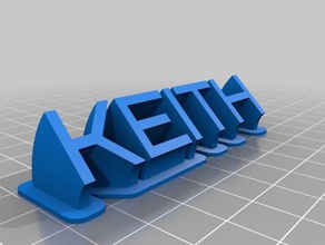 3d printer proof keith office customized 3d print model - Mito3D