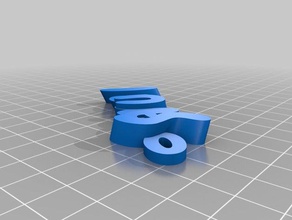 samuel 2 rot Schlüsselanhänger angepasst 3d print model - Mito3D