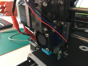 e3d titan alanında diferansiyel ır sensörü montaj prusa i3 yazıcı parçalar optik çelik 3d print model - Mito3D
