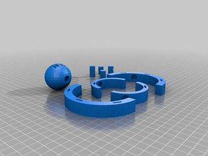 ossigeno modello di bohr apprendimento 3d print model - Mito3D