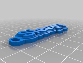 sleepy3 keychains customized 3d print model - Mito3D