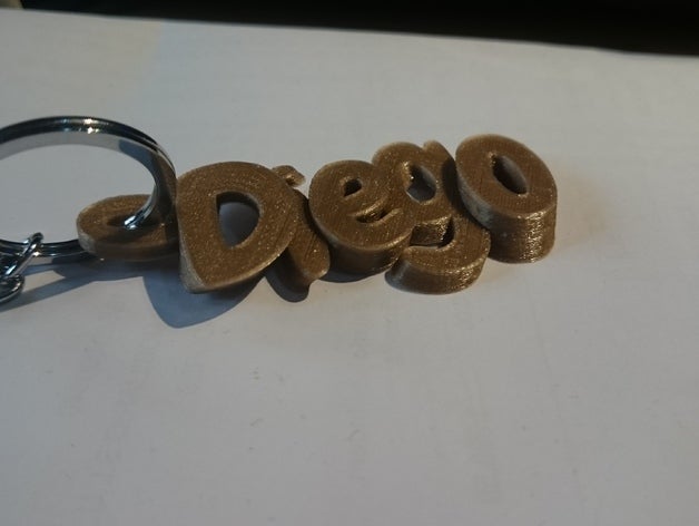 diego organizzazione personalizzato 3D print model - Mito3D