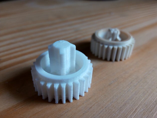 moulinex illico mini chopper sostituzione ingranaggi parti cucina 3D print model - Mito3D