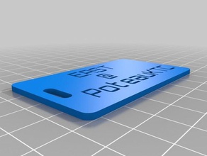 east keychain accessories customized 3d print model - Mito3D