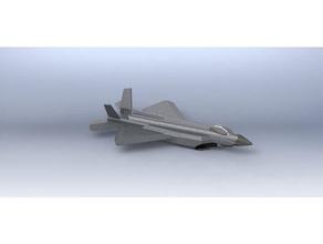 f22 raptor araç airforce uçak jet askeri 3d print model - Mito3D