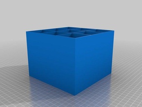 personnalisé boîte de rangement à tiroirs organisation 3d print model - Mito3D