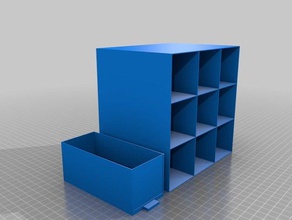 meine angepasste storage-box, Schubladen Organisation 3d print model - Mito3D