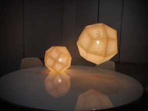 printshade 150 tom dixons etch shade inspirée de la lampe décor l'ombre 3d print model - Mito3D