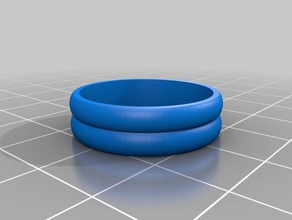 fidget ring 2 55 rings customized 3d print model - Mito3D
