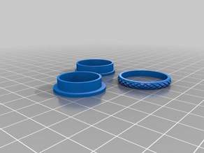 fidget ring 6 9 les anneaux personnalisé 3d print model - Mito3D