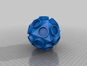 garrafa de bola 3d impressão 3d print model - Mito3D