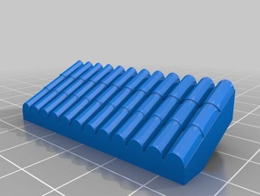 tejados modulares tejas para exin castillos costruzione giocattoli 3d print model - Mito3D