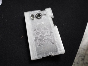 escher lagarto htc hd móvil teléfono desire caso 3d print model - Mito3D