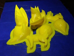 fennekin le creature pokemon figure andare giocattolo 3d print model - Mito3D
