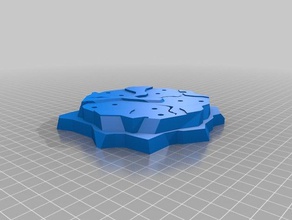 gadget de alimentación del soporte la fuente roca enchufe ue organización decoración titular 3d print model - Mito3D