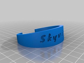 skyview-petite las pulseras personalizado 3d print model - Mito3D