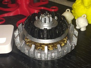 arc reactor no supports props 3d print model - Mito3D