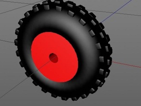 il cerchio della ruota rc i veicoli cerchi 3d print model - Mito3D