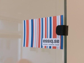 business card clip altri 3d print model - Mito3D