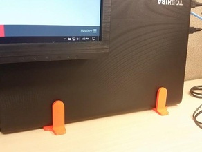 verical laptop stand office 3d print model - Mito3D