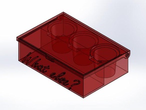 boite pour 3 capsule caf&eacute nespresso altri 3d print model - Mito3D