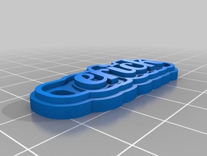 pa erick keychains customized 3d print model - Mito3D